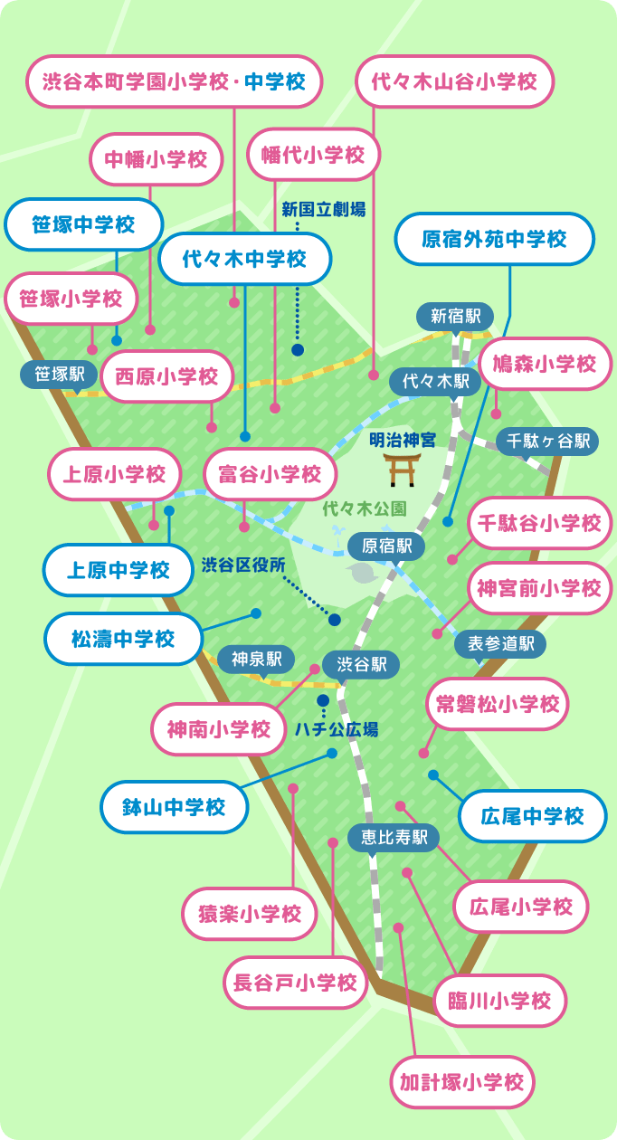 渋谷フェスのMAP